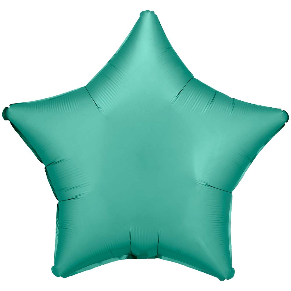 Star Foil Balloon 19 Inch Jade