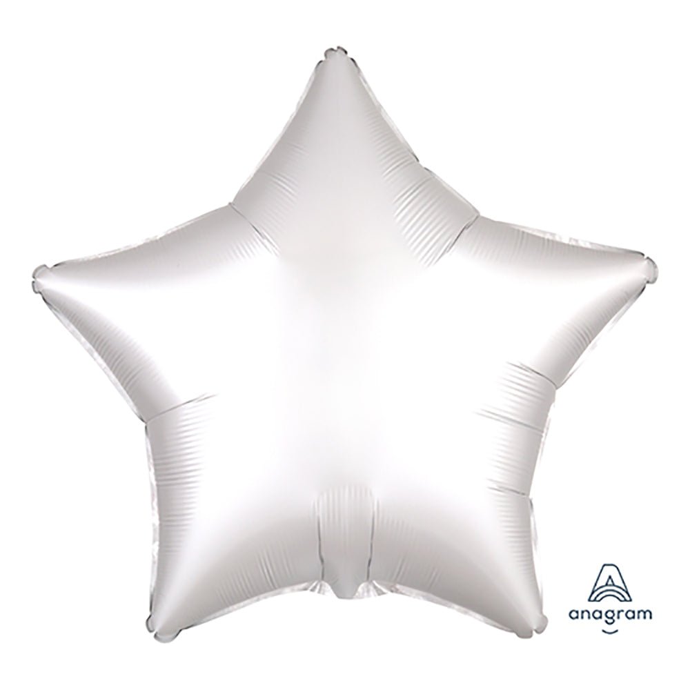 Foil Balloon 19 Inch Star White