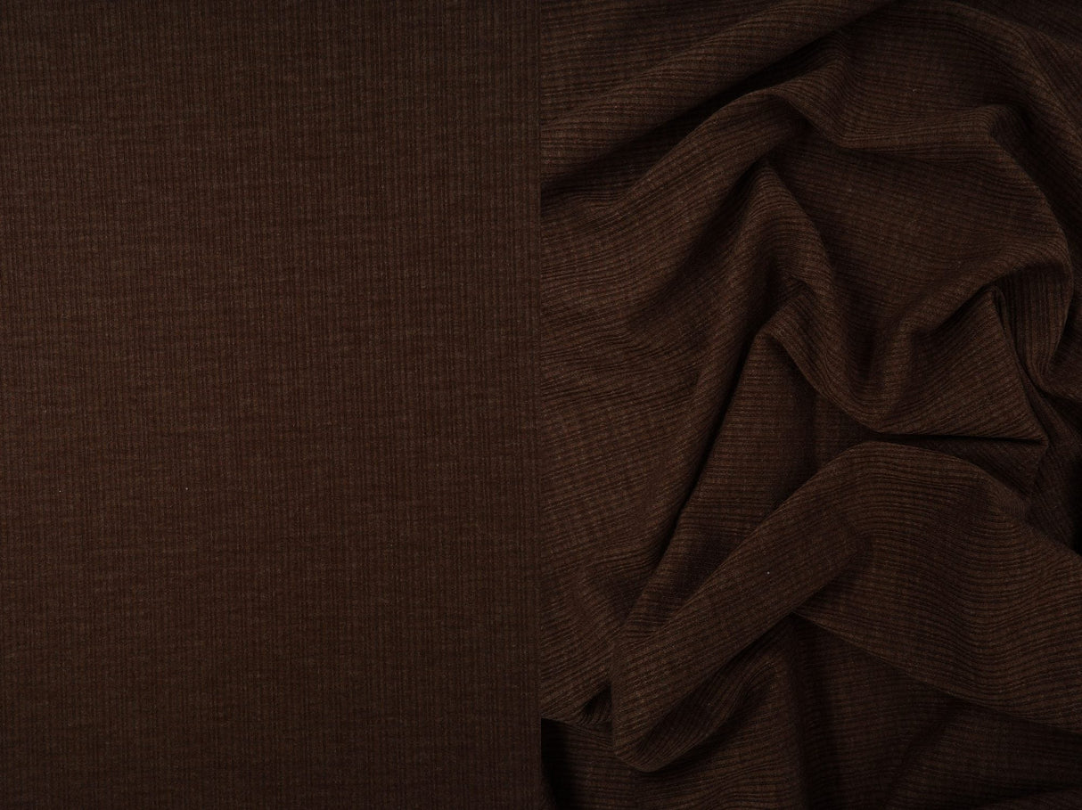 Two-Tone Rib Stretch Knit Fabric