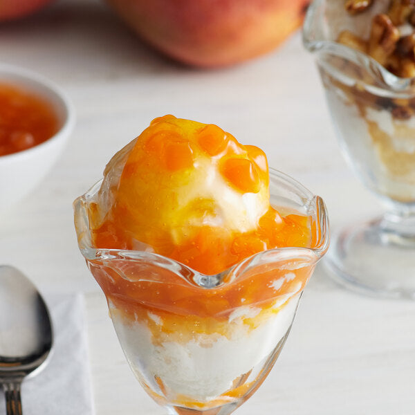 I. Rice Mango Sunrise Dessert / Sundae Topping 1/2 Gallon - 6/Case