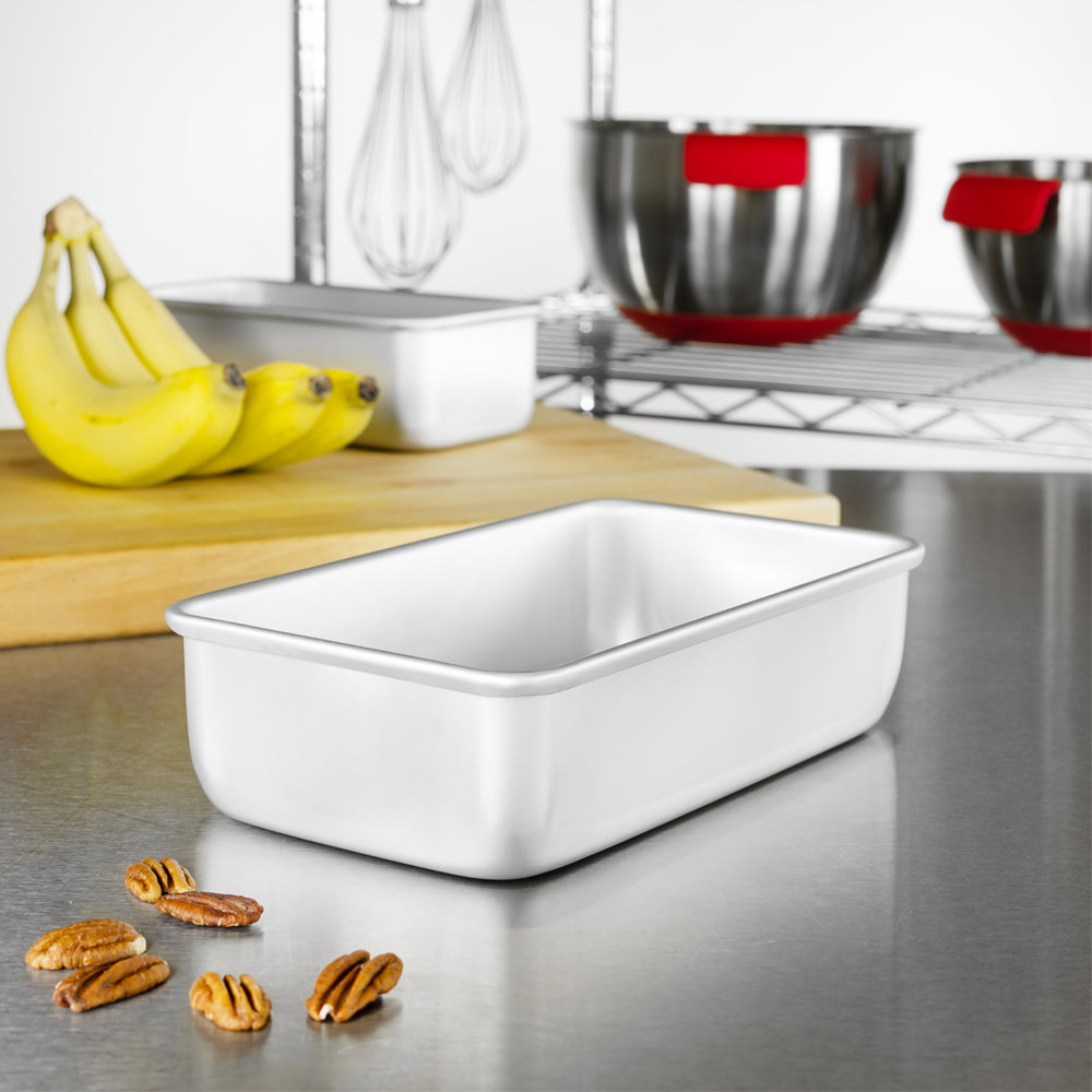 Fat Daddio's Anodized Aluminum Bread Pan, 9" x 5" x 2-1/2" H