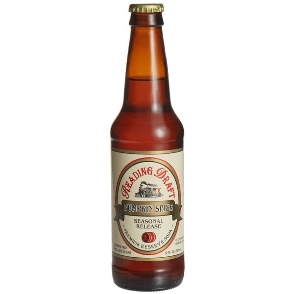 Reading Soda Works Pumpkin Spice Soda 12 fl. oz. - 12/Case