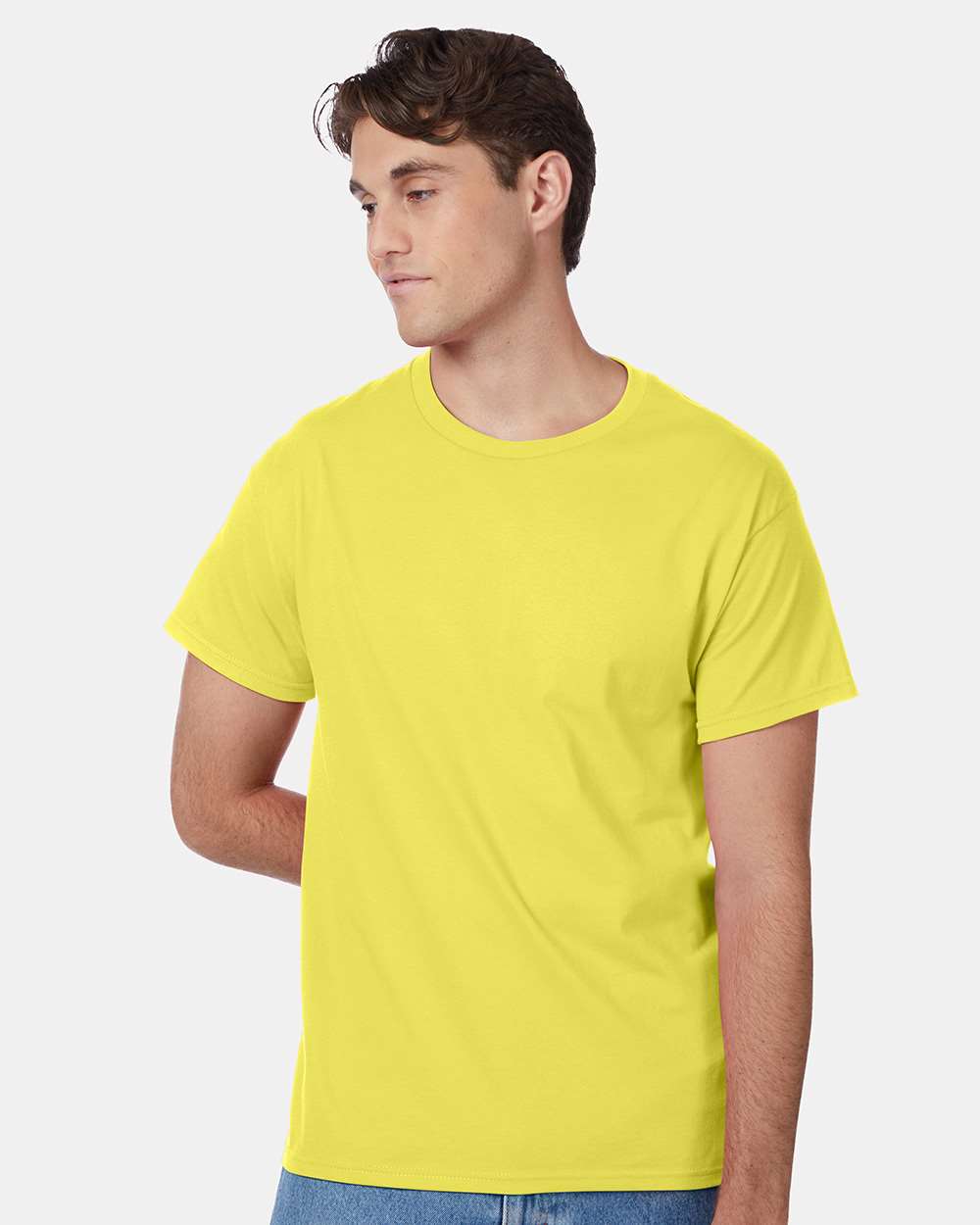 12 Pack Men's Authentic 100% Cotton Crew Neck T-Shirt