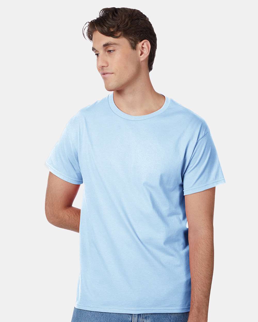 12 Pack Men's Authentic 100% Cotton Crew Neck T-Shirt