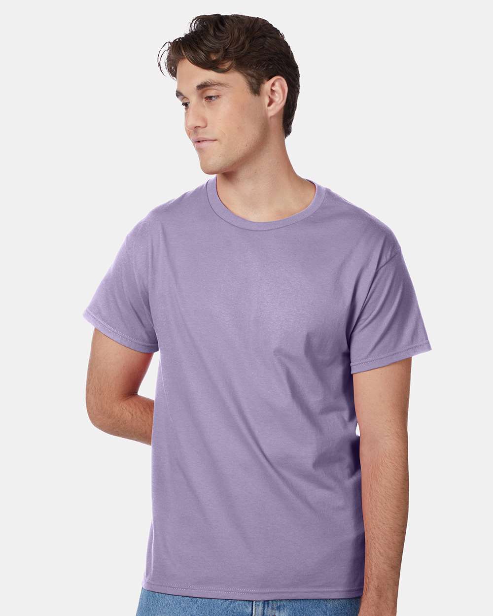 12 Pack Men's Authentic 100% Cotton Crew Neck T-Shirt
