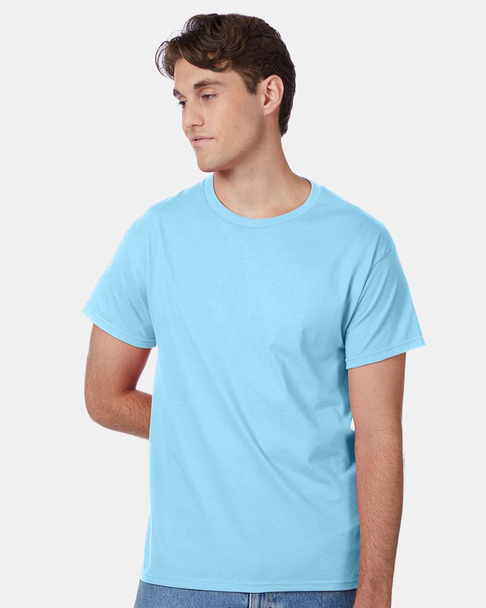 12 Pack Men's Authentic 100% Cotton Crew Neck T-Shirt