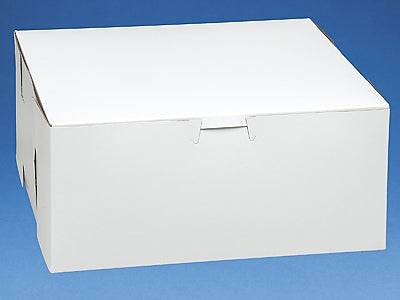 9x9x4 White Cake Box - 1 Box