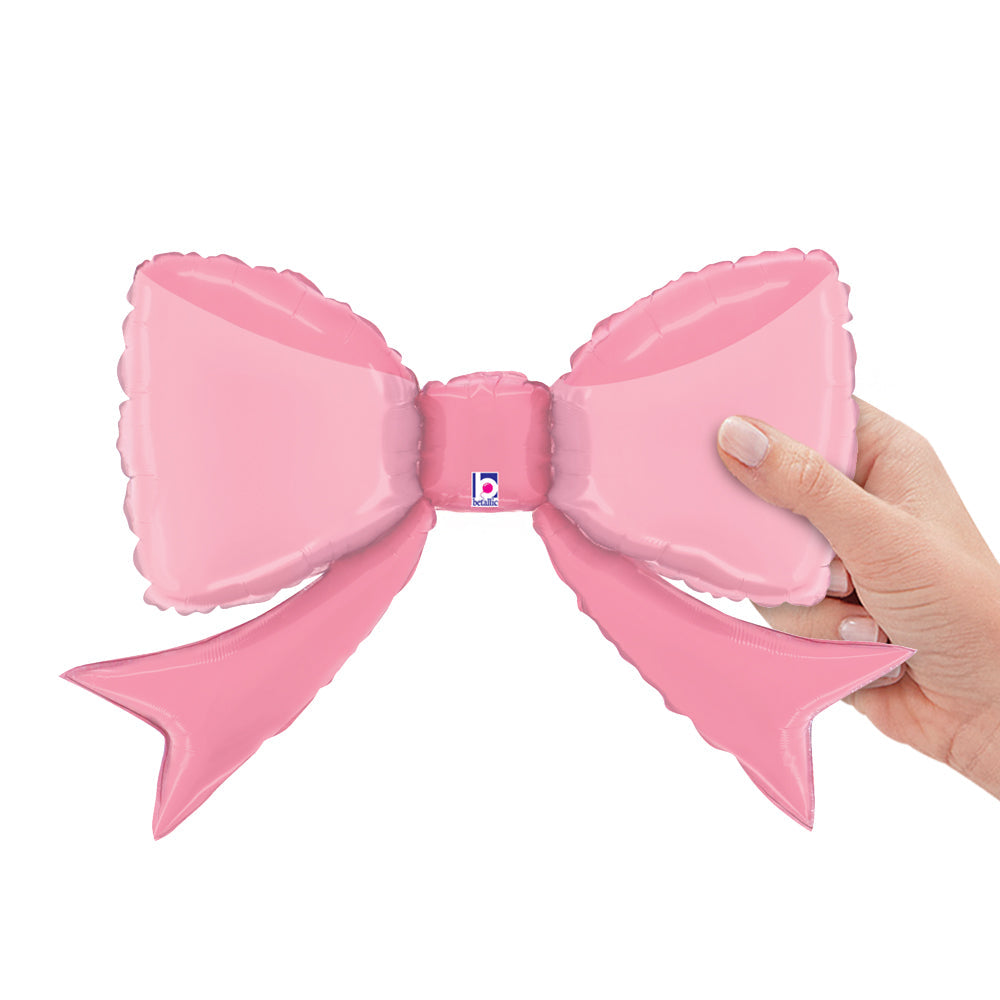 Foil Balloon Pretty Pink Bow Mini Shape