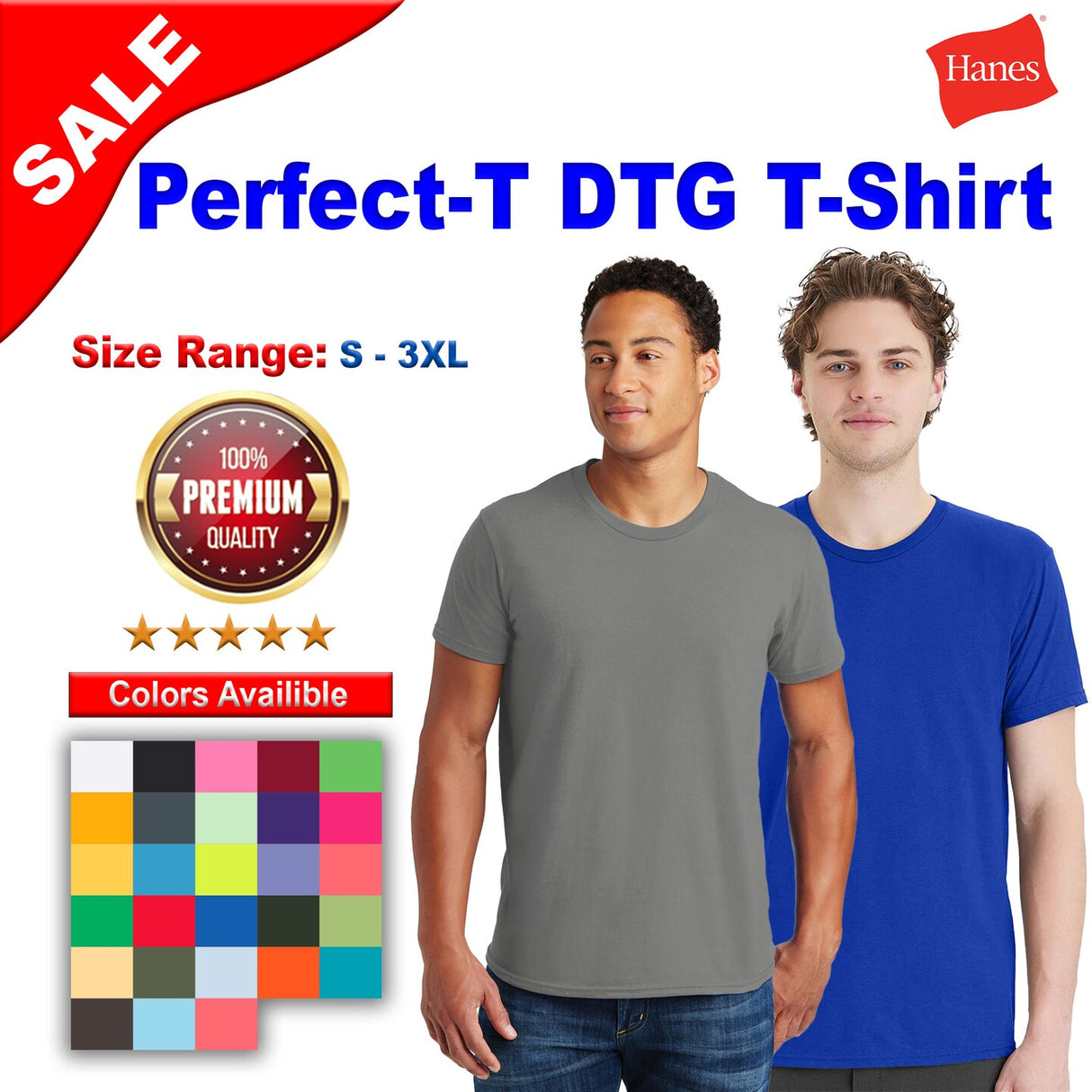 Hanes® Perfect-T DTG T-Shirt
