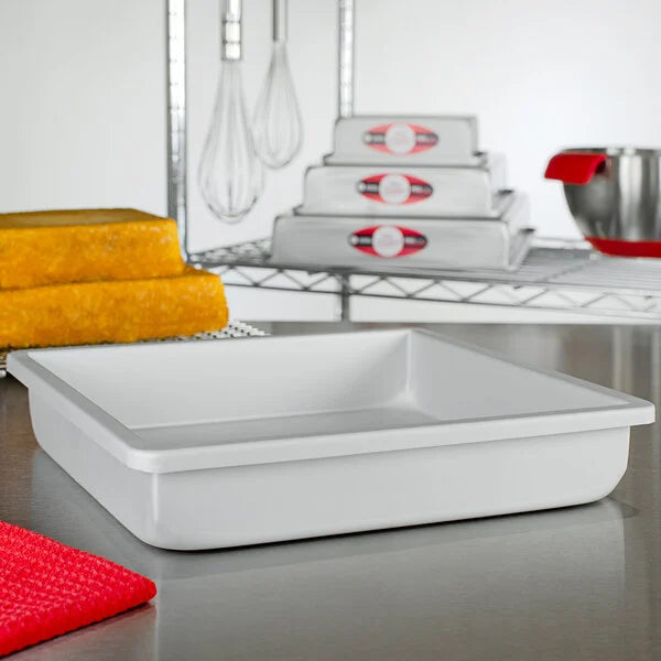 Fat Daddios Pro Series Bakeware Square 10 x 10 x 2" Anodized Aluminum Straight Sided Cake Pan