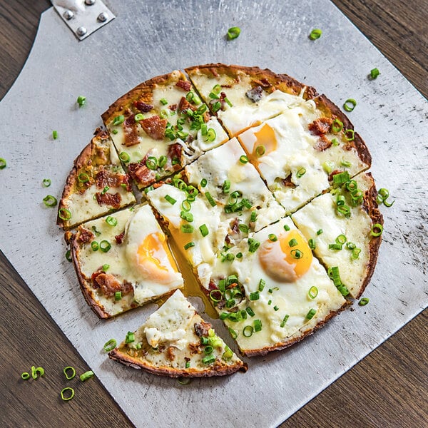 Rich's Gluten-Free Par-Baked Seasoned Cauliflower Pizza Crust 10" - 24/Case