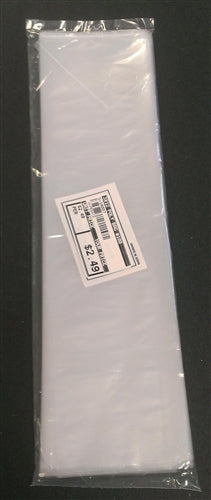 3" x 12" One Mil Poly Bags - 100 Pack