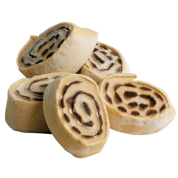 Rich's Traditional Proof & Bake Cinnamon Roll Dough 2.25 oz. - 120/Case