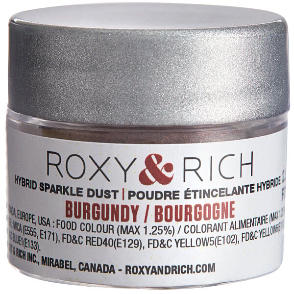 Roxy & Rich 2.5 Gram Burgundy Sparkle Dust