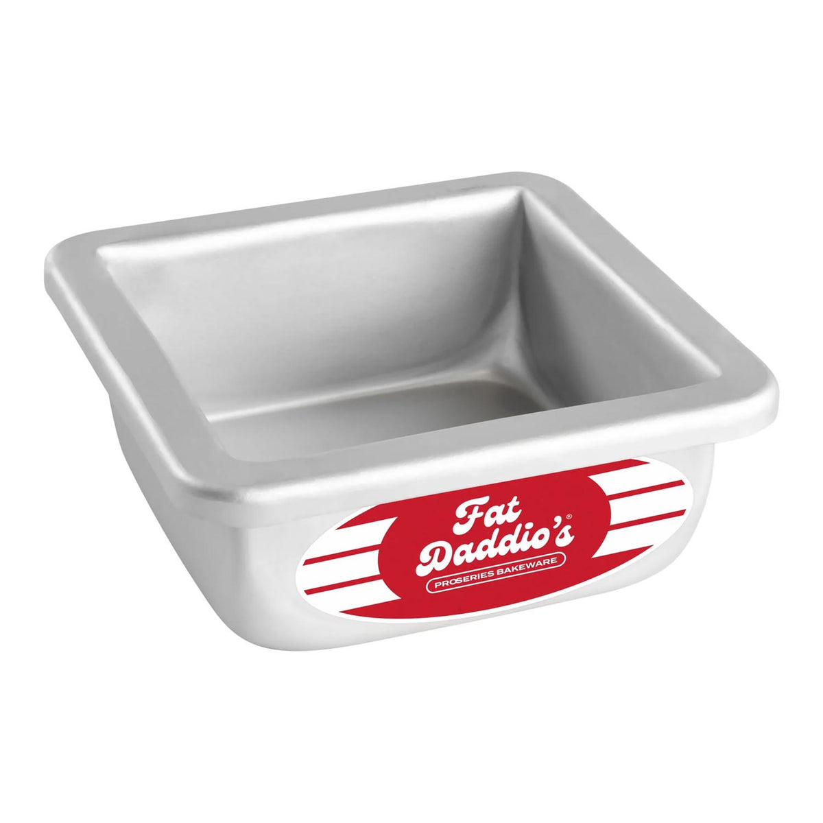 Fat Daddio's Anodized Aluminum Square Cake Pan, 4" x 4" x 2"