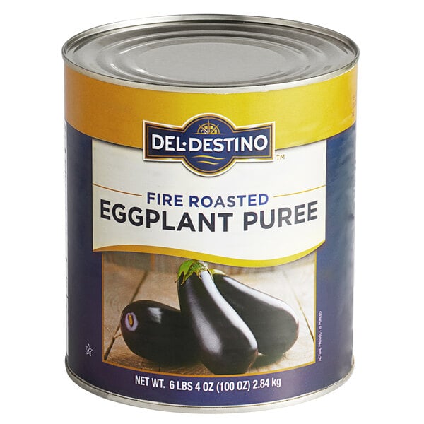 #10 Can Roasted Eggplant Pulp/Puree - 6/Case
