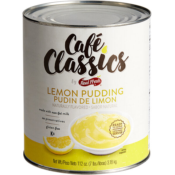 Cafe Classics Trans Fat Free Lemon Pudding #10 Can - 6/Case