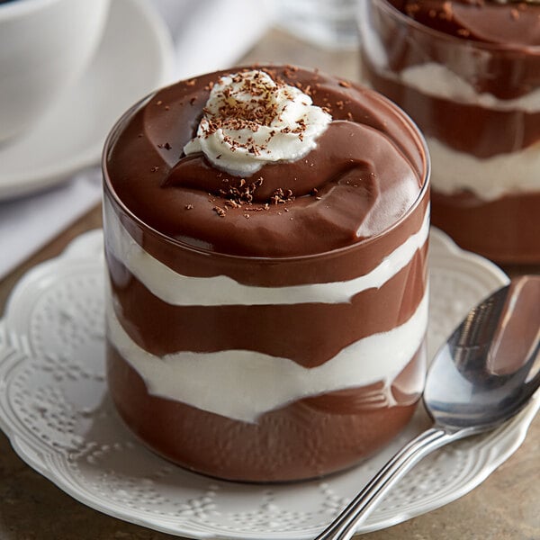Cafe Classics Trans Fat Free Chocolate Pudding #10 Can - 6/Case