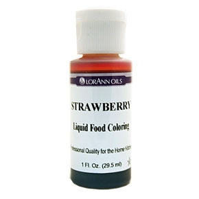 Strawberry Liquid Food Coloring - 1 Ounce