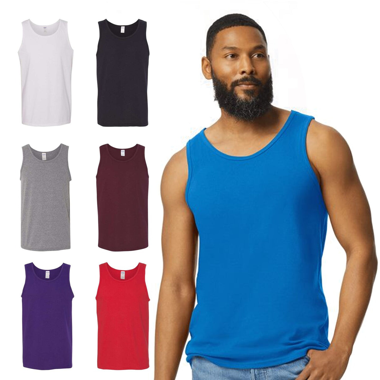 Gildan® Unisex Heavy Cotton Tank Top - 5200