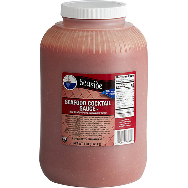 Tulkoff 8 lb. Seaside Cocktail Sauce - 4/Case