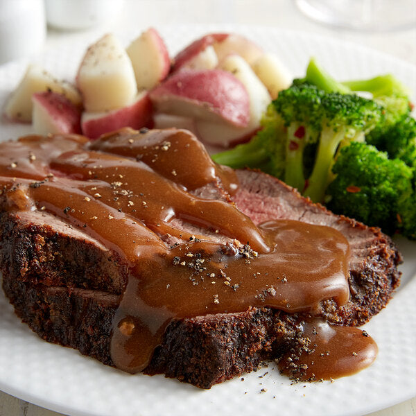 Vanee 50 oz. Can Roasted Beef Gravy - 12/Case