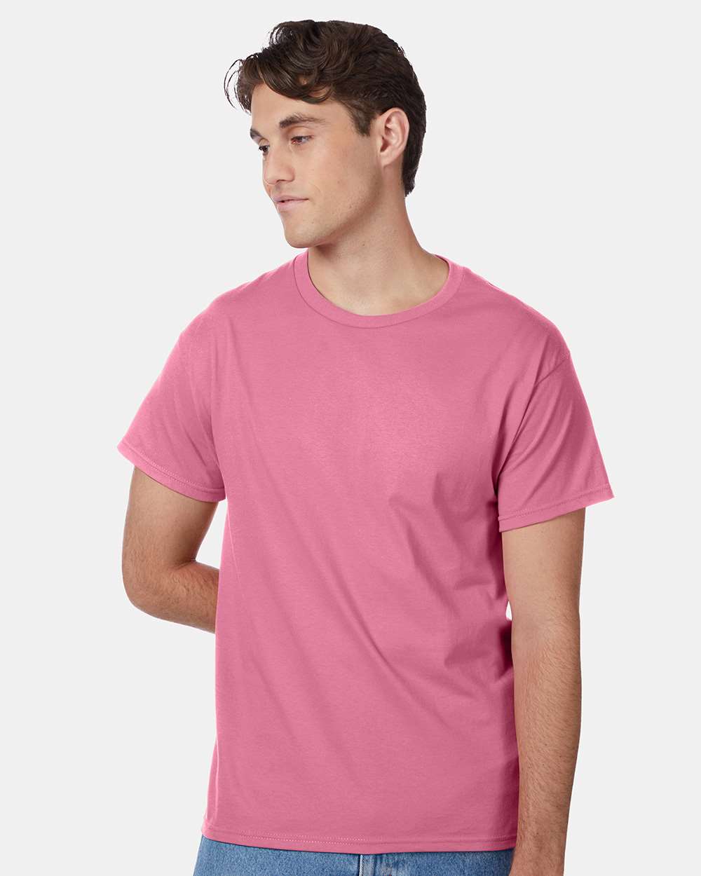 12 Pack Men's Authentic 100% Cotton Crew Neck T-Shirt
