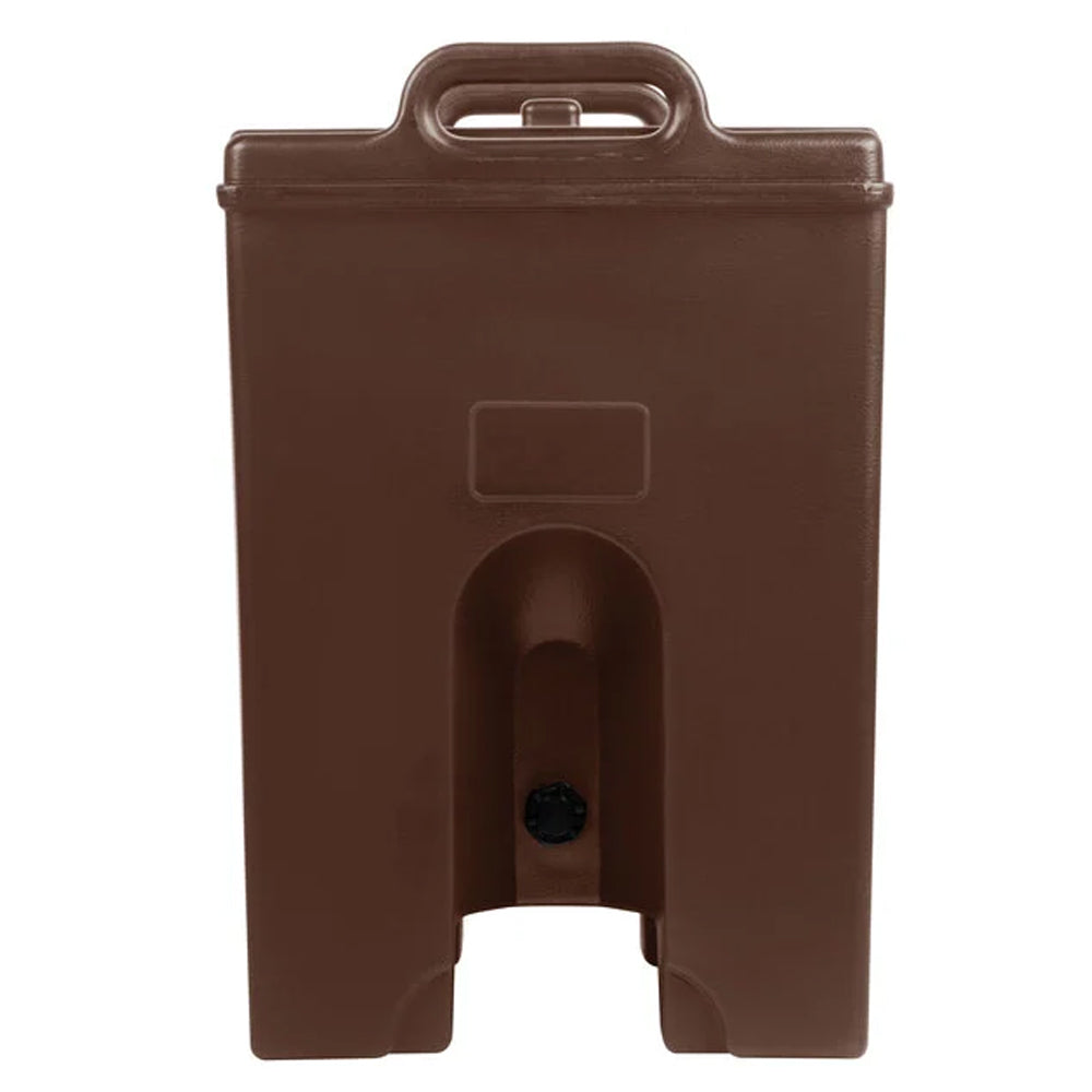 Cambro 1000LCDPL 10-Gallon Insulated Soup Container w/Plug, Dark Brown