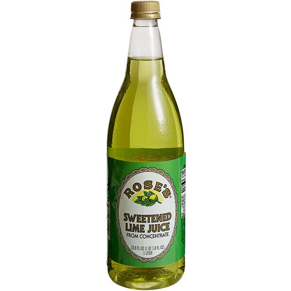 Rose's 1 Liter Sweetened Lime Juice