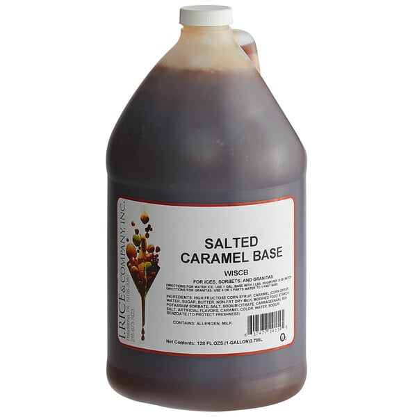I. Rice 1 Gallon Salty Caramel Water Ice Base