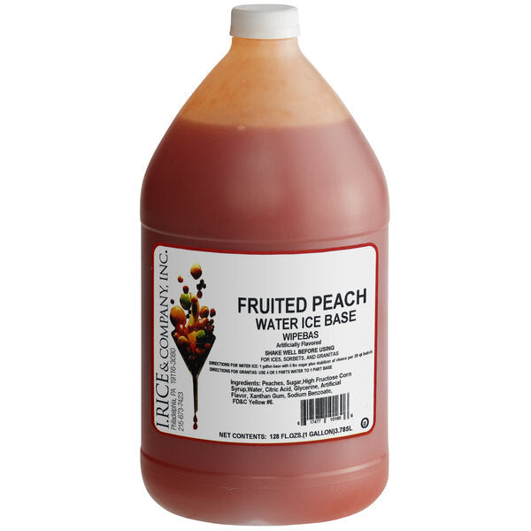 I. Rice 1 Gallon Peach Water Ice Base