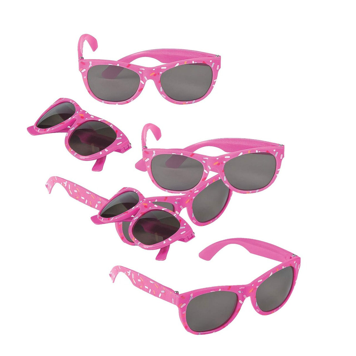 Kids Donut Sprinkle Sunglasses – Pack of 12