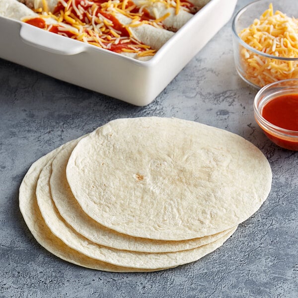Father Sam's Bakery 8" Flour Tortillas - 144/Case