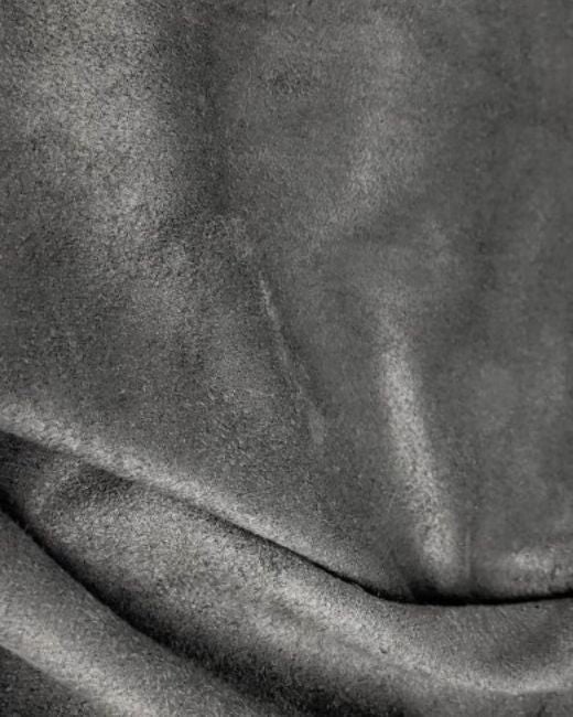Gray Microsuede Faux Suede