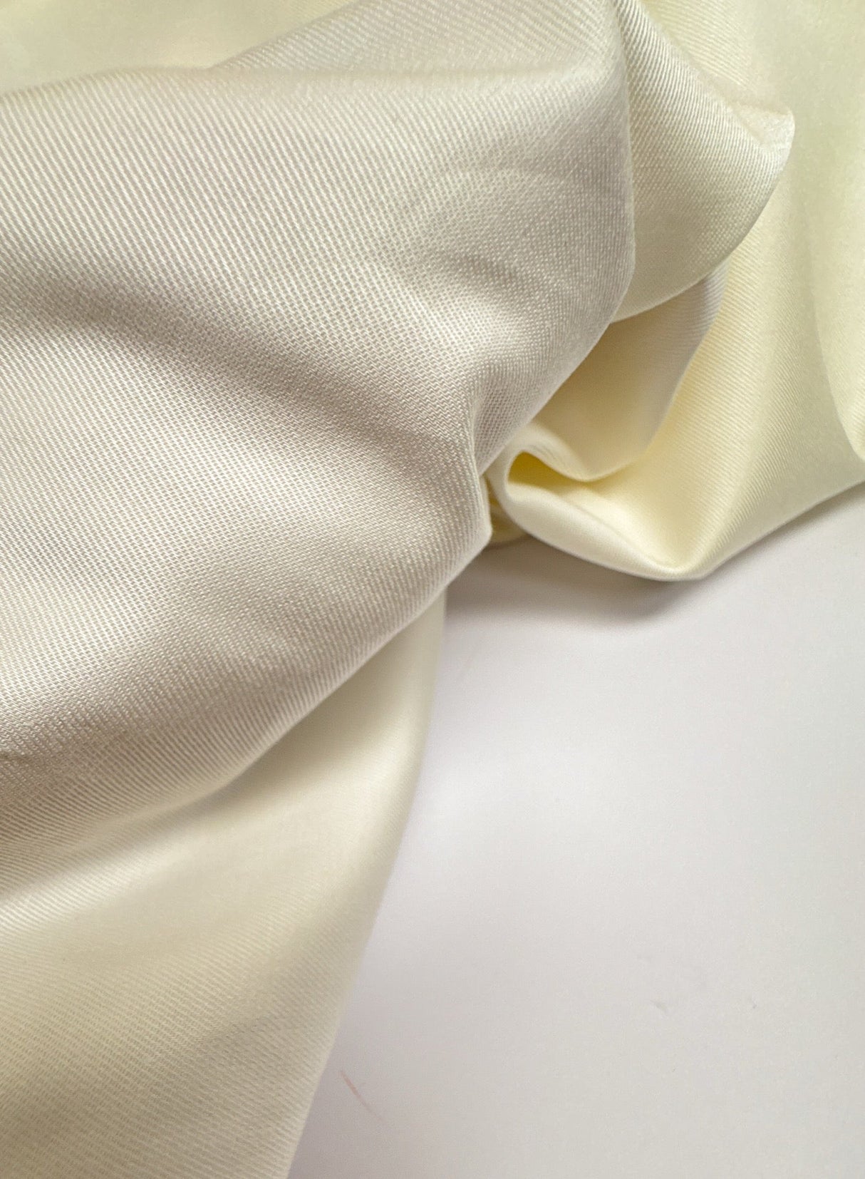 Tencel Cotton Elastane Twill White