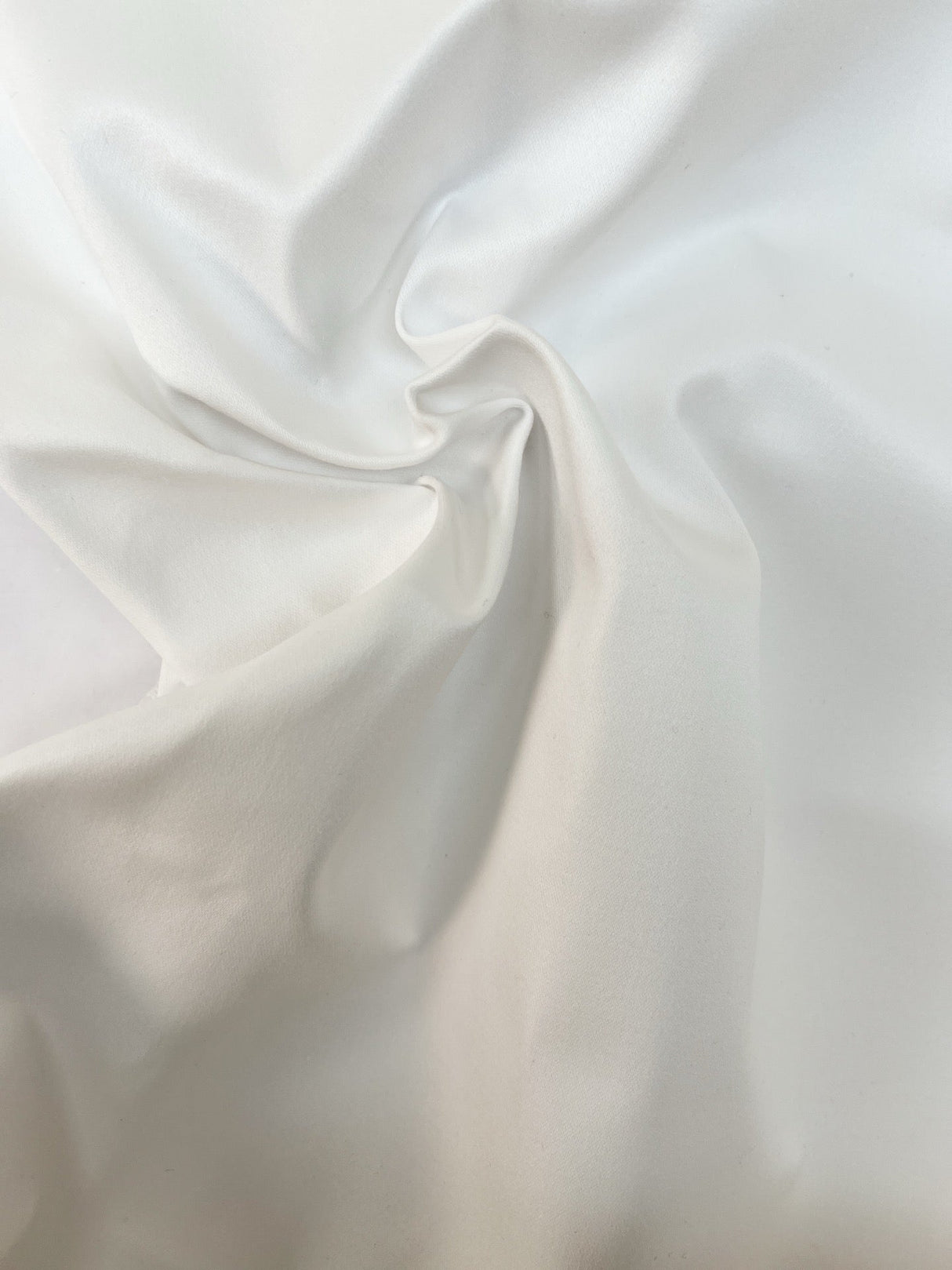 Cotton French Tailoring Fabric White Shades