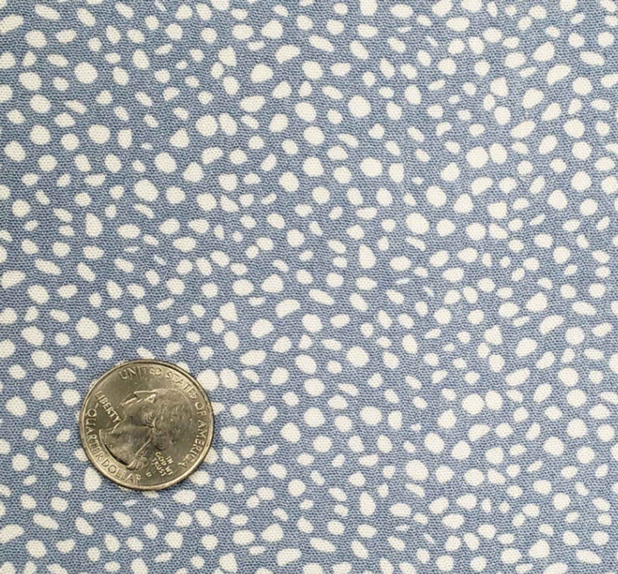 1 Yard Rayon Crinkle Denim Blue Woven Fabric, 50/52″ Wide 100% Rayon