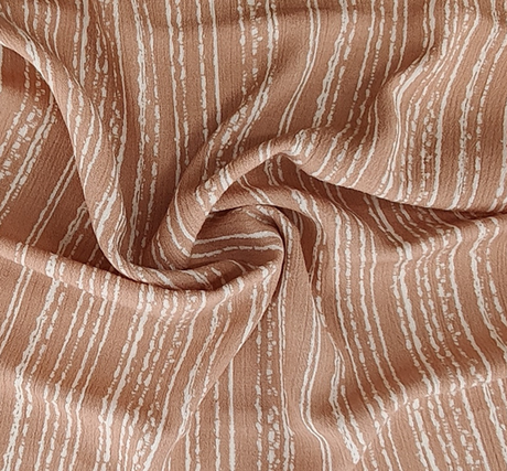 1 Yard Rayon Crinkle Taupe or Ivory Woven Fabric, 50/52″ Wide 100% Rayon