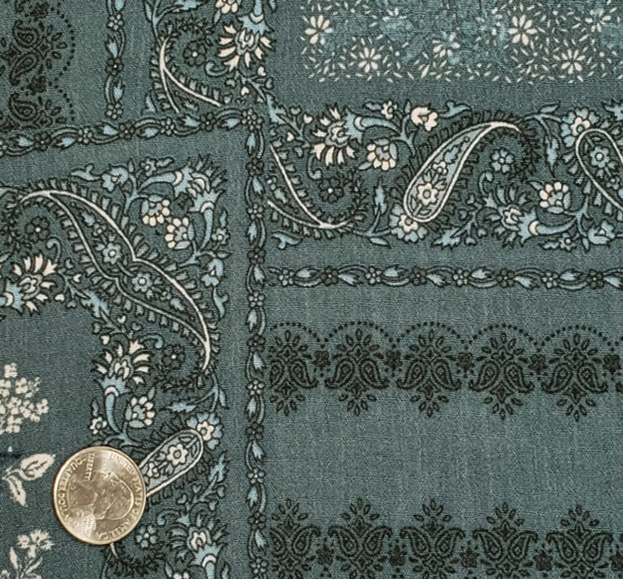 1 Yard 100% Rayon Crinkle Fabric Agave Green Lightweight 50/52" Wide Woven Crepon