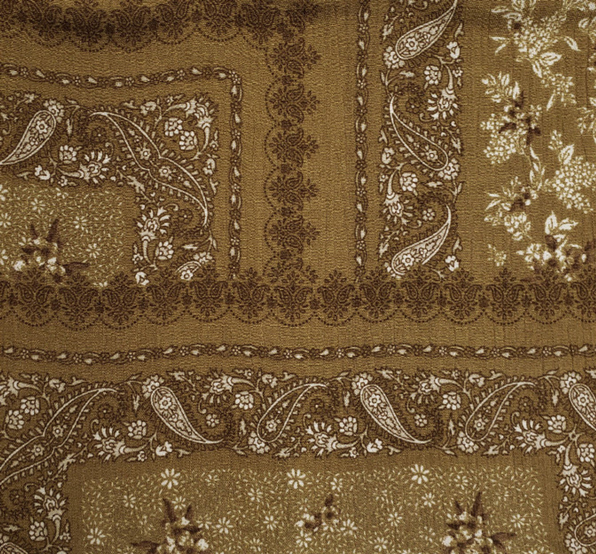 1 Yard Mustard Gold Rayon Crinkle Fabric Soft 50/52" Wide Woven Crepon