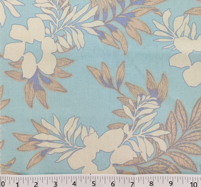 Rayon Linen 1D1943 Blue Glow Rayon Linen Fabric - Blue Glow, 51/53" Width