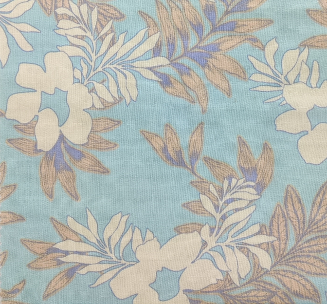 Rayon Linen 1D1943 Blue Glow Rayon Linen Fabric - Blue Glow, 51/53" Width