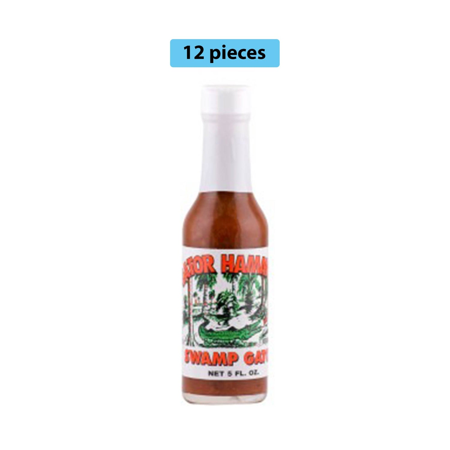 GATOR HAMMOCK SWAMP GATOR HOT SAUCE 5 OZ BOTTLE *FL DC ONLY*