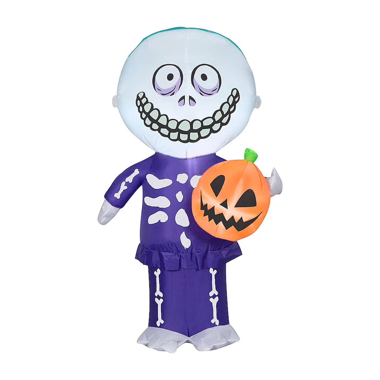 4 Feets Gemmy Disney The Nightmare Before Christmas Jack-o-Lantern Inflatable Lighted Yard Stake