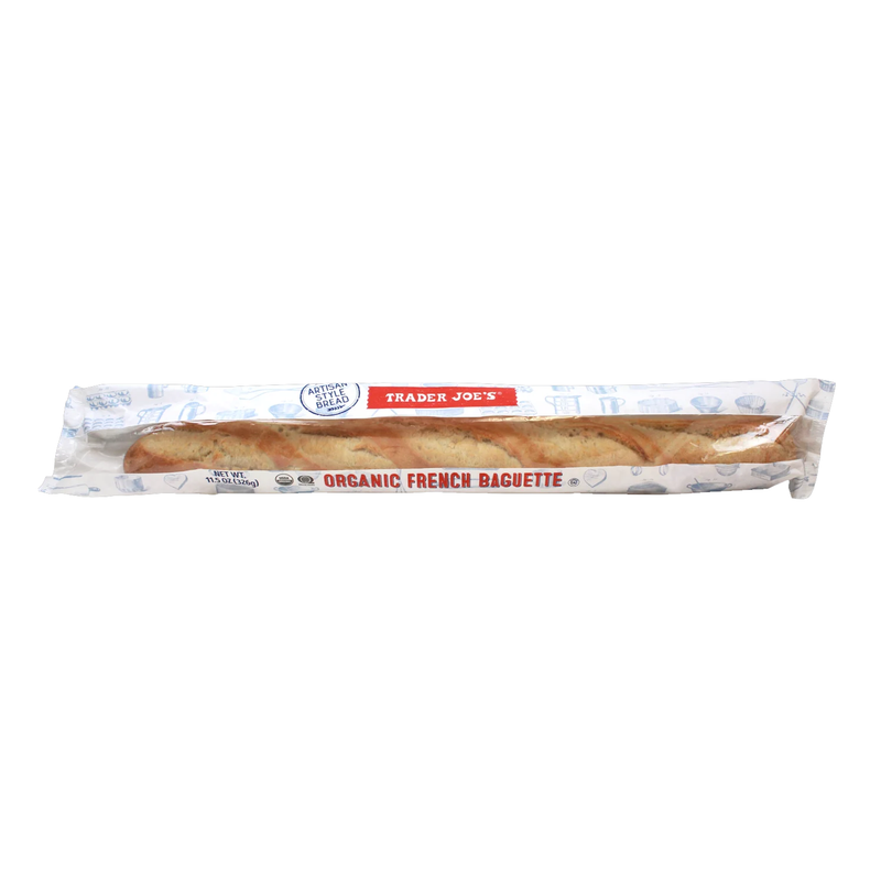 Trader Joes Organic French Baguette 11.5 Oz