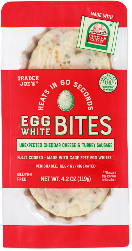 Cheddar and Turkey Sausage Egg White Protein Bites
