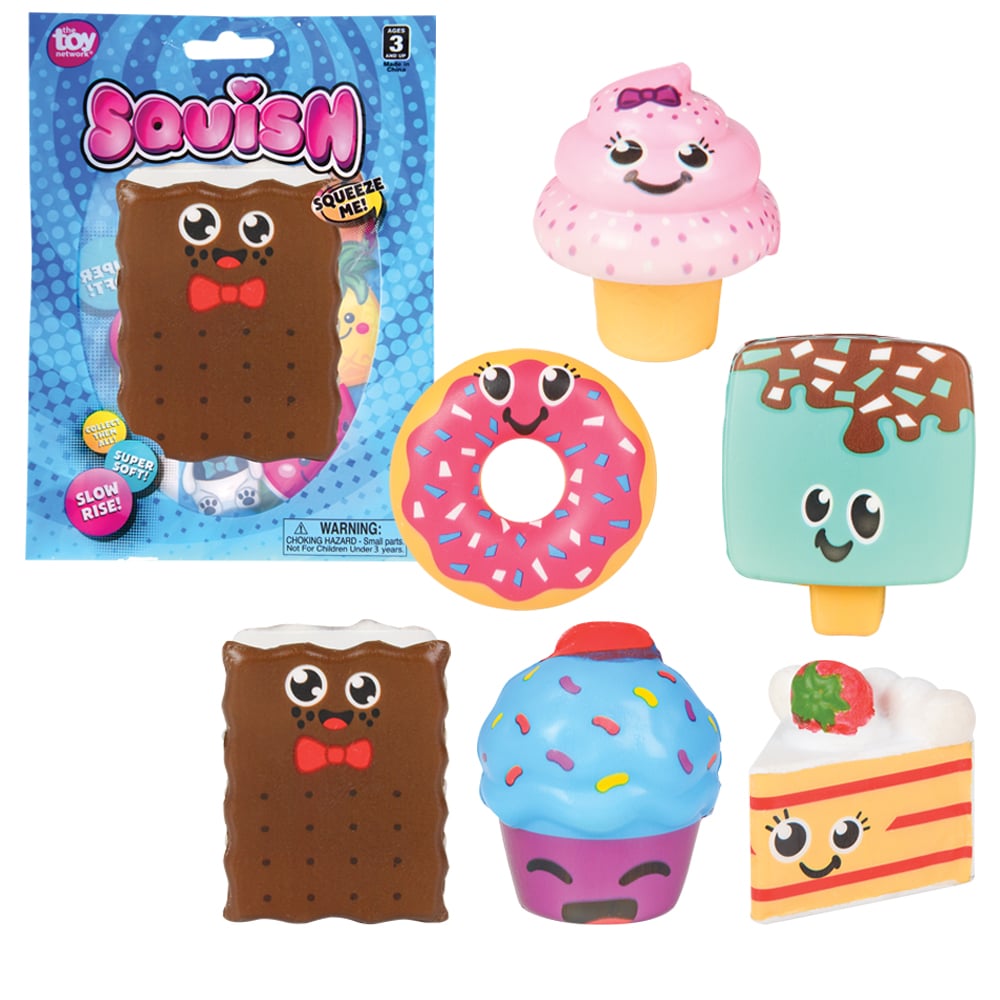 Squish Dessert Fidget Toys (1 DZ)