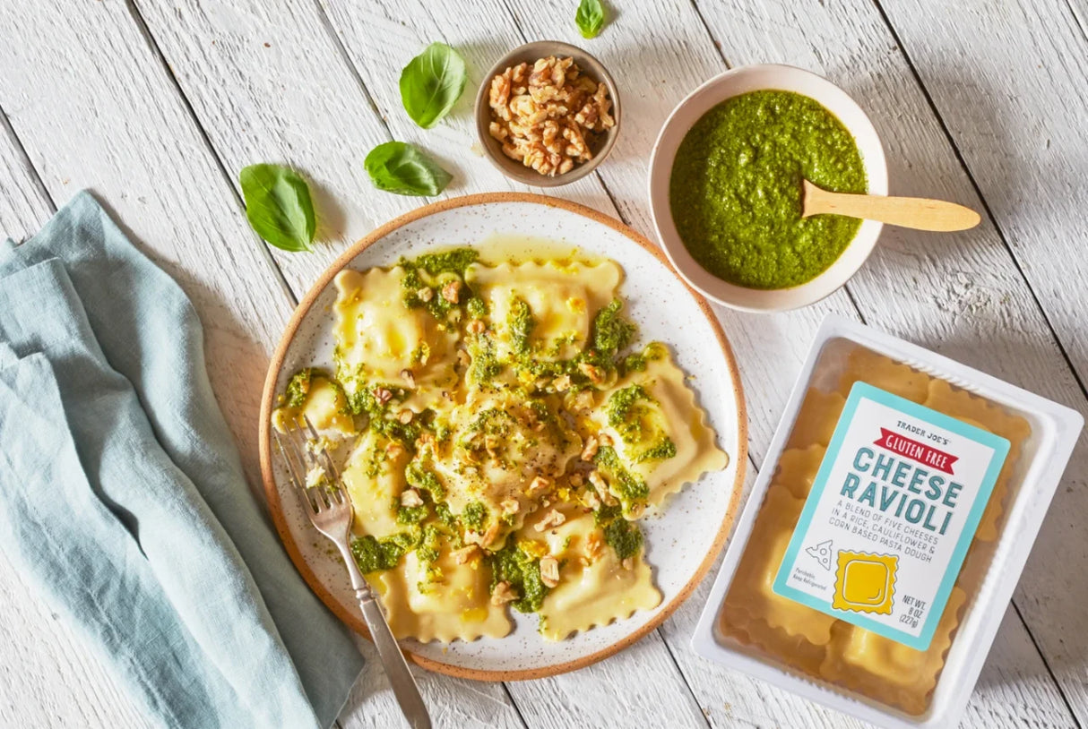Rich Gluten Free Cheese Ravioli with Five Cheeses