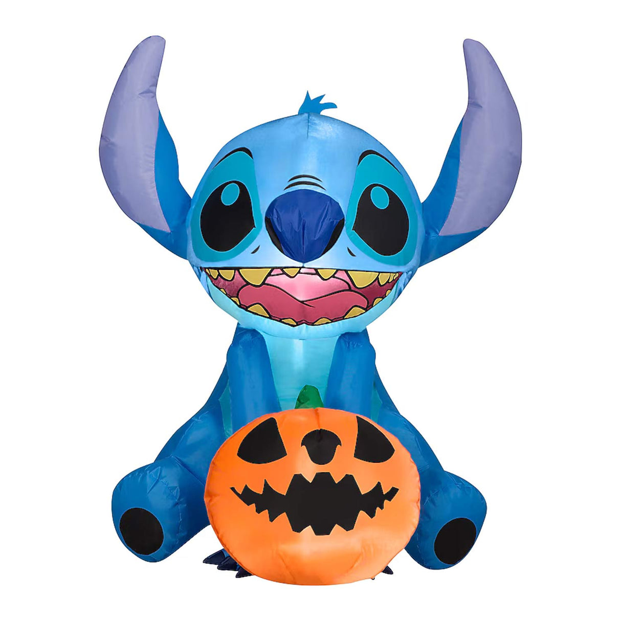 Gemmy 2.99-ft Lighted Disney Lilo Stitch Stitch Jack-o-lantern Inflatable