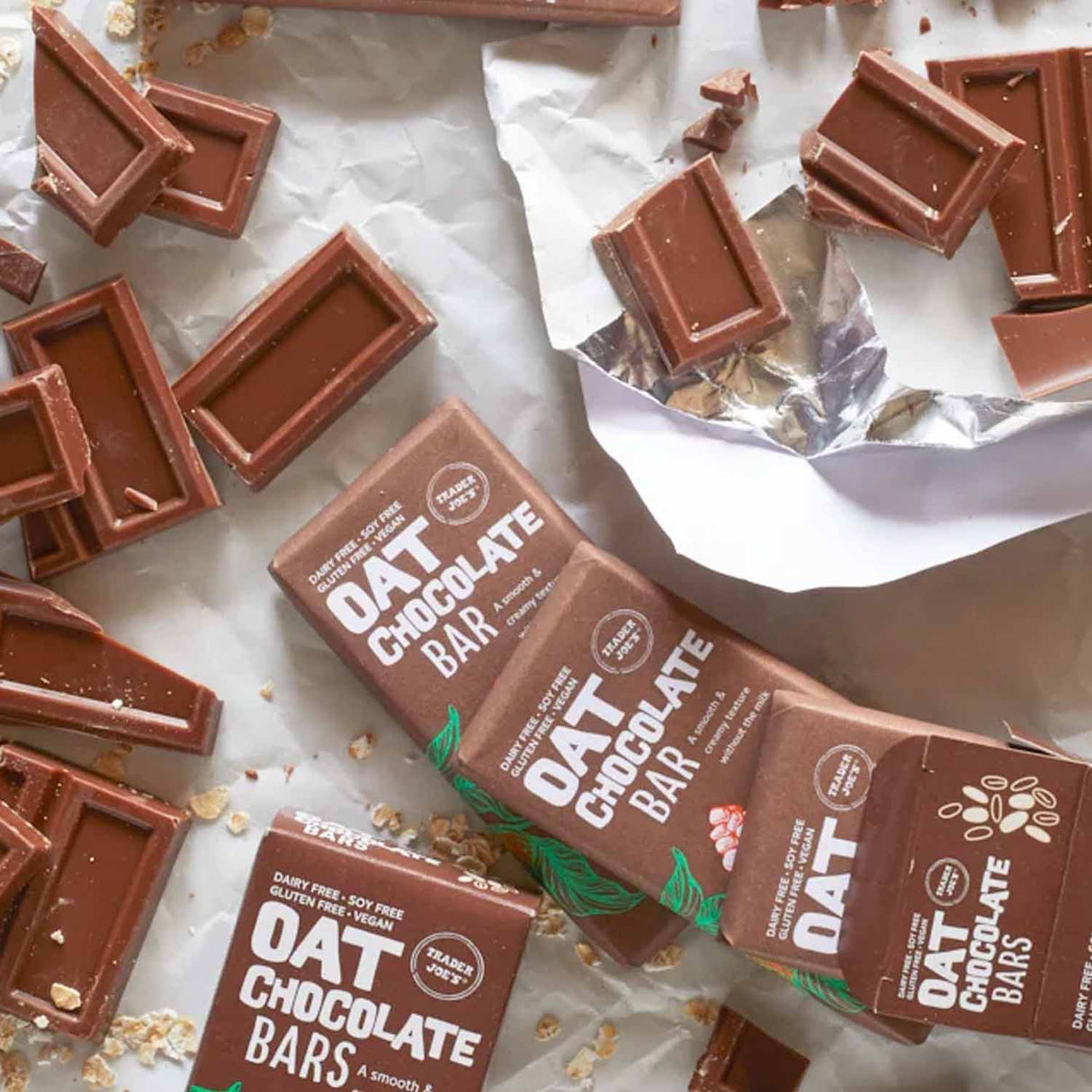 Trader Joes Oat Chocolate Bars/2.65 Oz